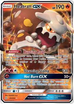 Carte Pokémon: Heatran GX