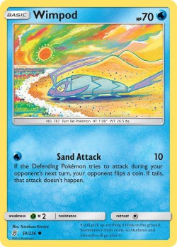 Carte Pokémon: Wimpod