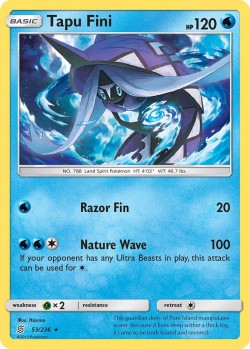 Carte Pokémon: Tapu Fini