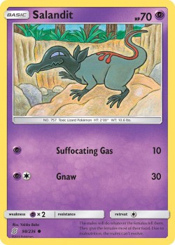 Carte Pokémon: Salandit