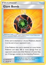 Carte Pokémon: Bombe Géante