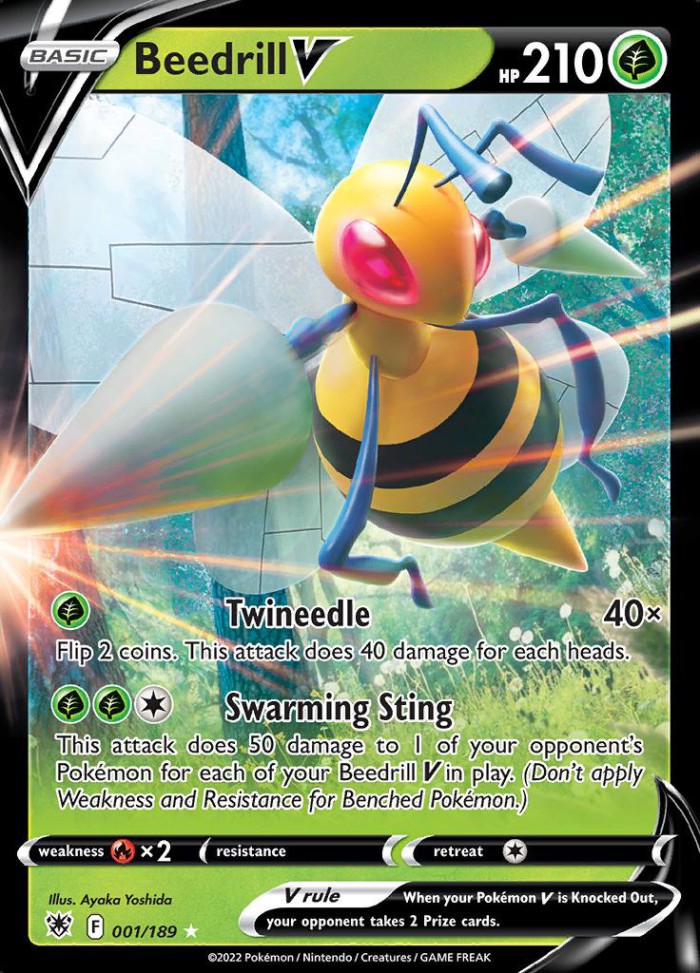 Carte Pokémon: Beedrill V [Dardagnan V]