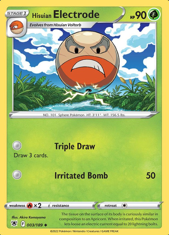 Carte Pokémon: Hisuian Electrode [Électrode de Hisui]