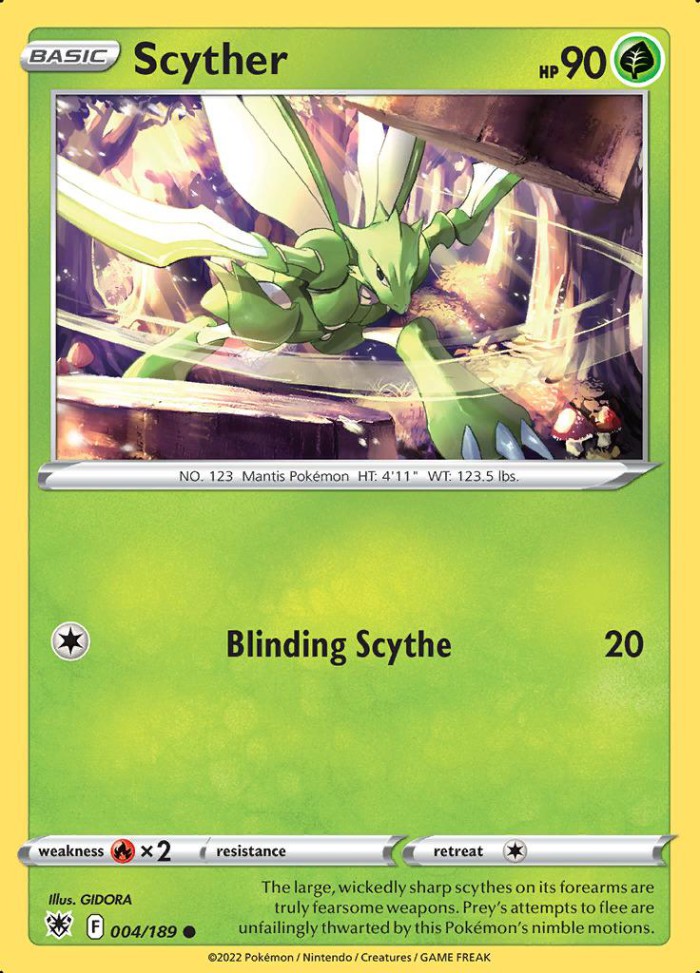 Carte Pokémon: Scyther [Insécateur]