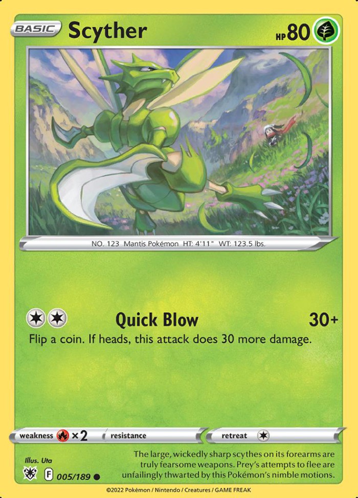 Carte Pokémon: Scyther [Insécateur]