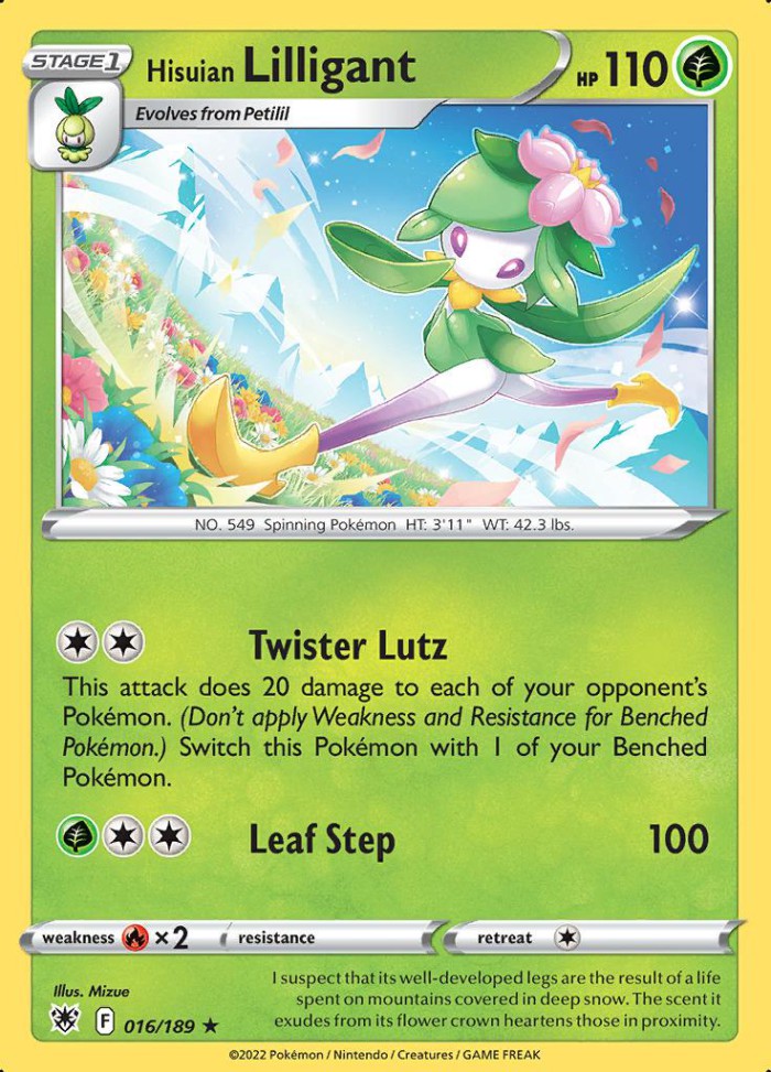 Carte Pokémon: Hisuian Lilligant [Fragilady de Hisui]