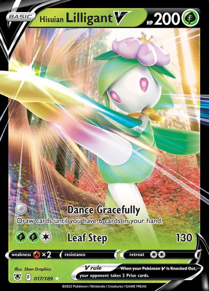 Carte Pokémon: Hisuian Lilligant V [Fragilady de Hisui V]