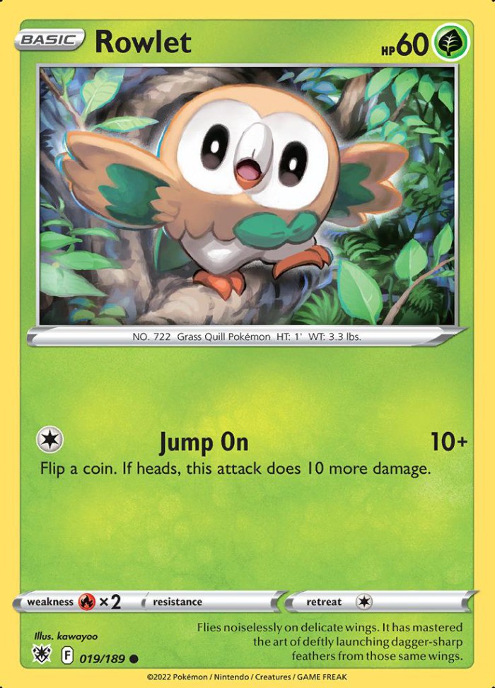 Carte Pokémon: Rowlet [Brindibou]