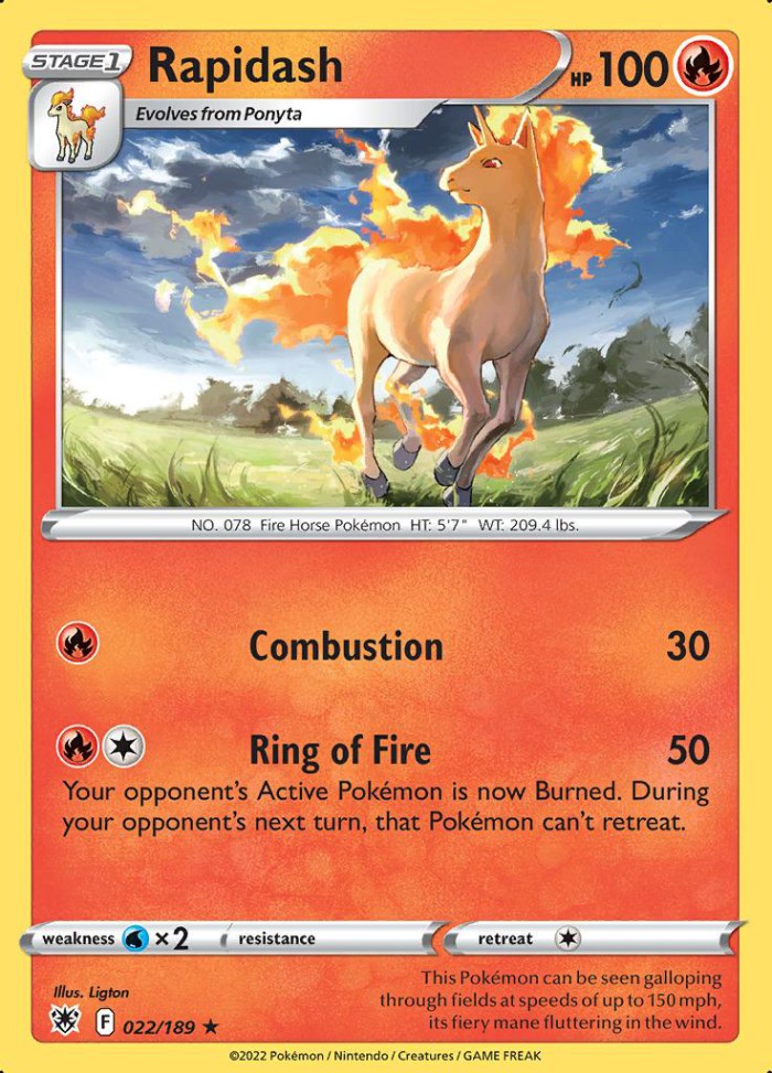 Carte Pokémon: Rapidash [Galopa]