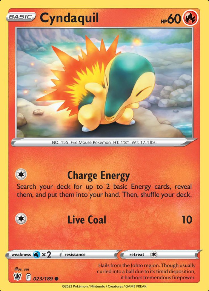 Carte Pokémon: Cyndaquil [Héricendre]