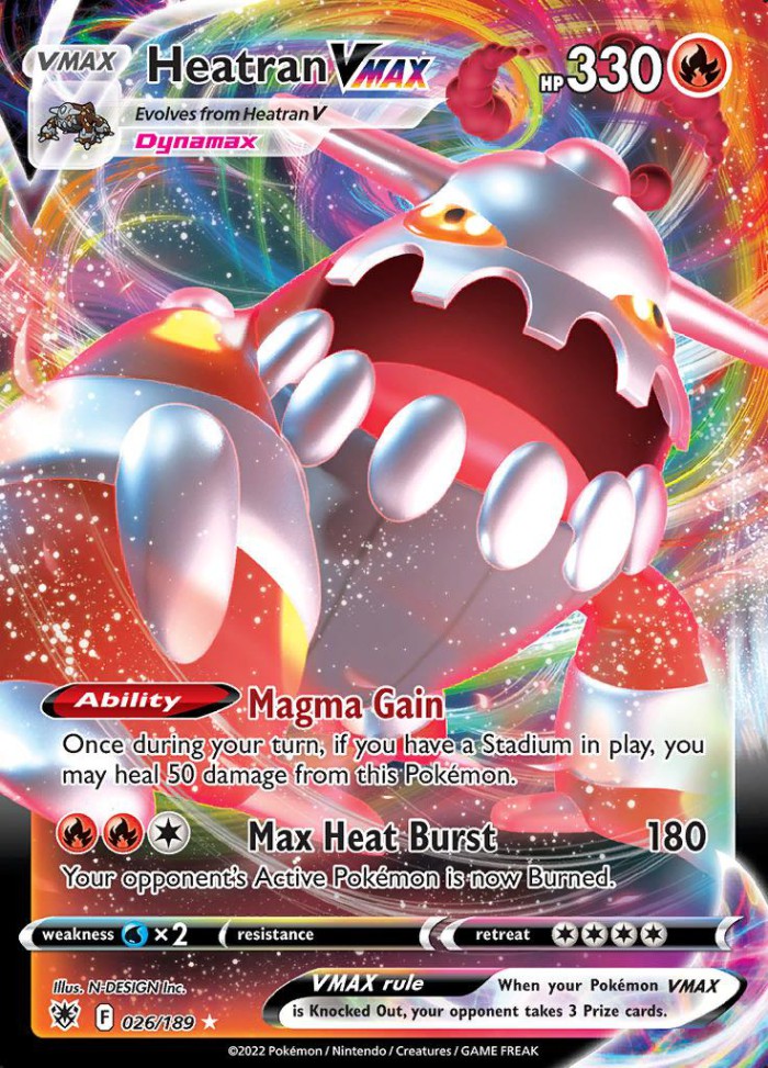 Carte Pokémon: Heatran VMAX [Heatran VMAX]