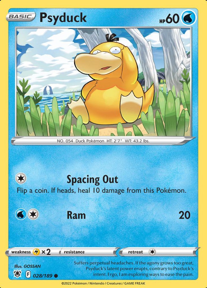 Carte Pokémon: Psyduck [Psykokwak]