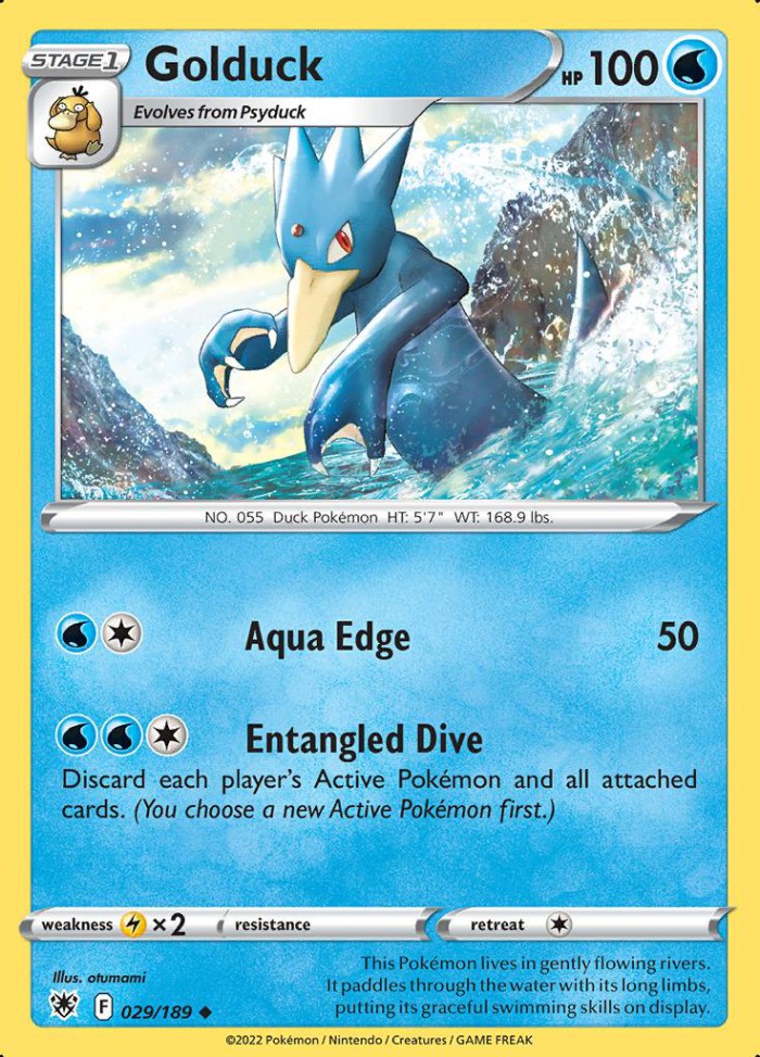 Carte Pokémon: Golduck [Akwakwak]