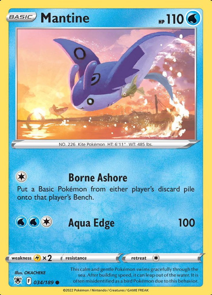 Carte Pokémon: Mantine [Démanta]