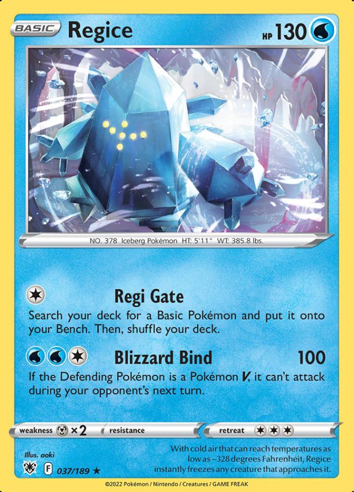 Carte Pokémon: Regice [Regice]