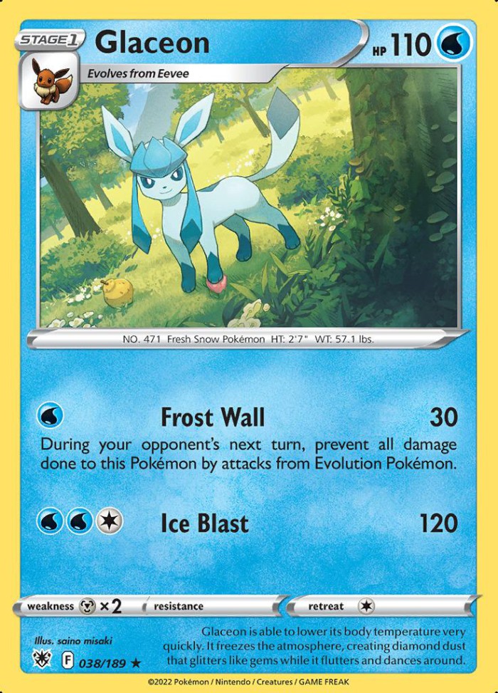 Carte Pokémon: Glaceon [Givrali]