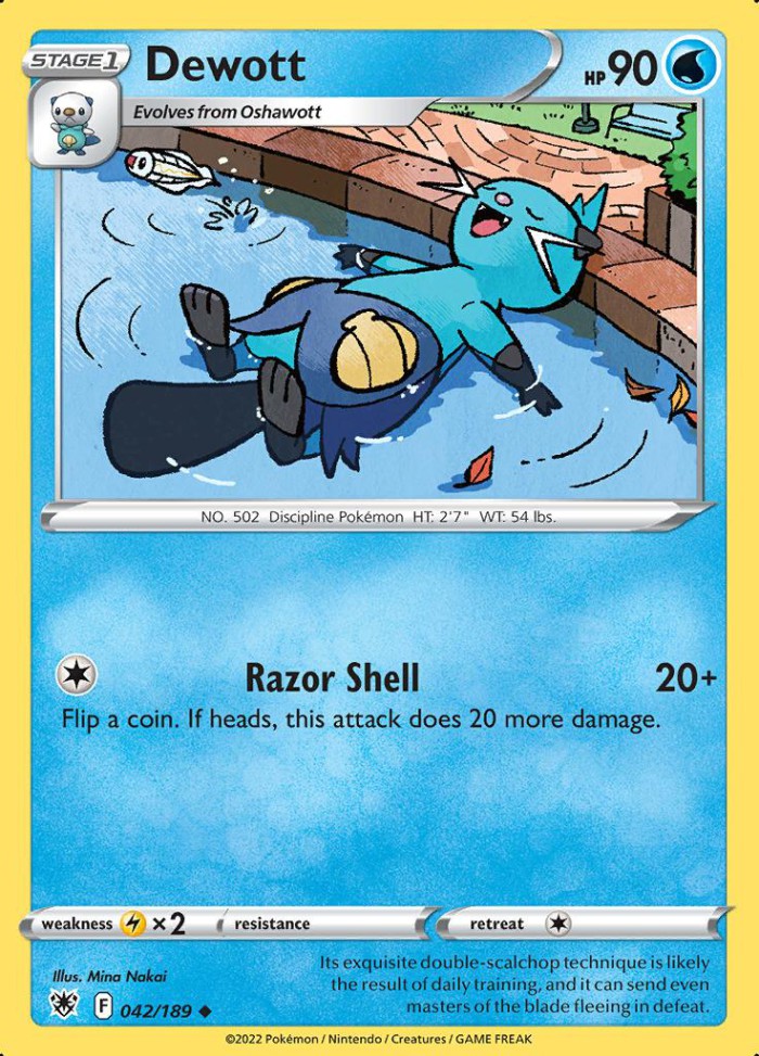 Carte Pokémon: Dewott [Mateloutre]