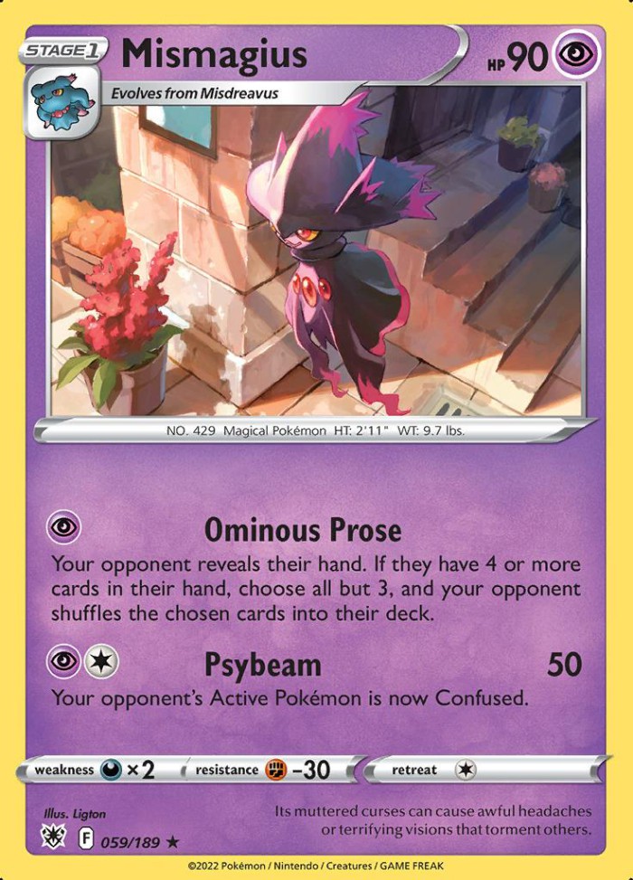 Carte Pokémon: Mismagius [Magirêve]