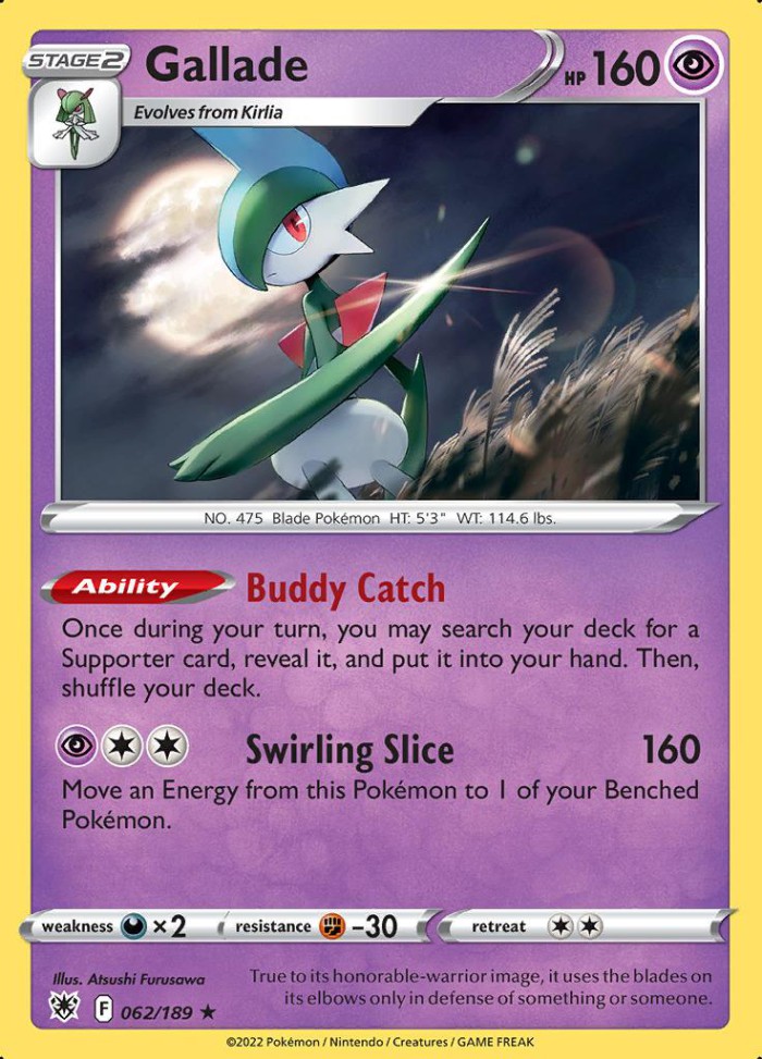 Carte Pokémon: Gallade [Gallame]