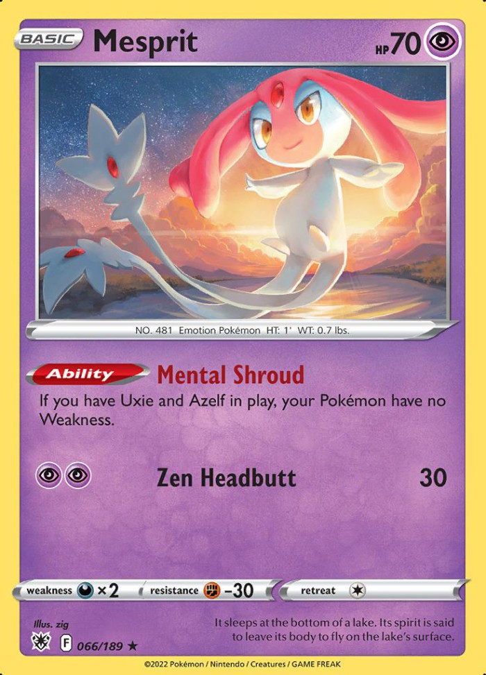 Carte Pokémon: Mesprit [Créfollet]