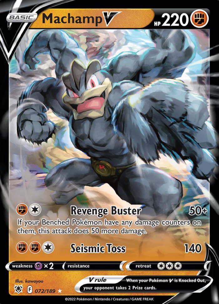 Carte Pokémon: Machamp V [Mackogneur V]