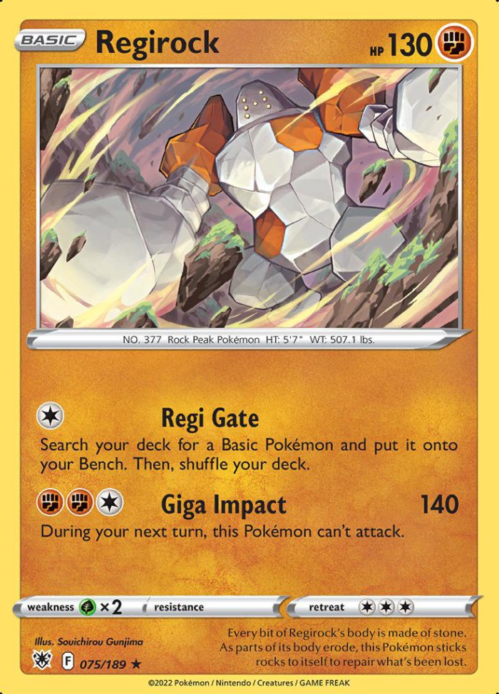 Carte Pokémon: Regirock [Regirock]