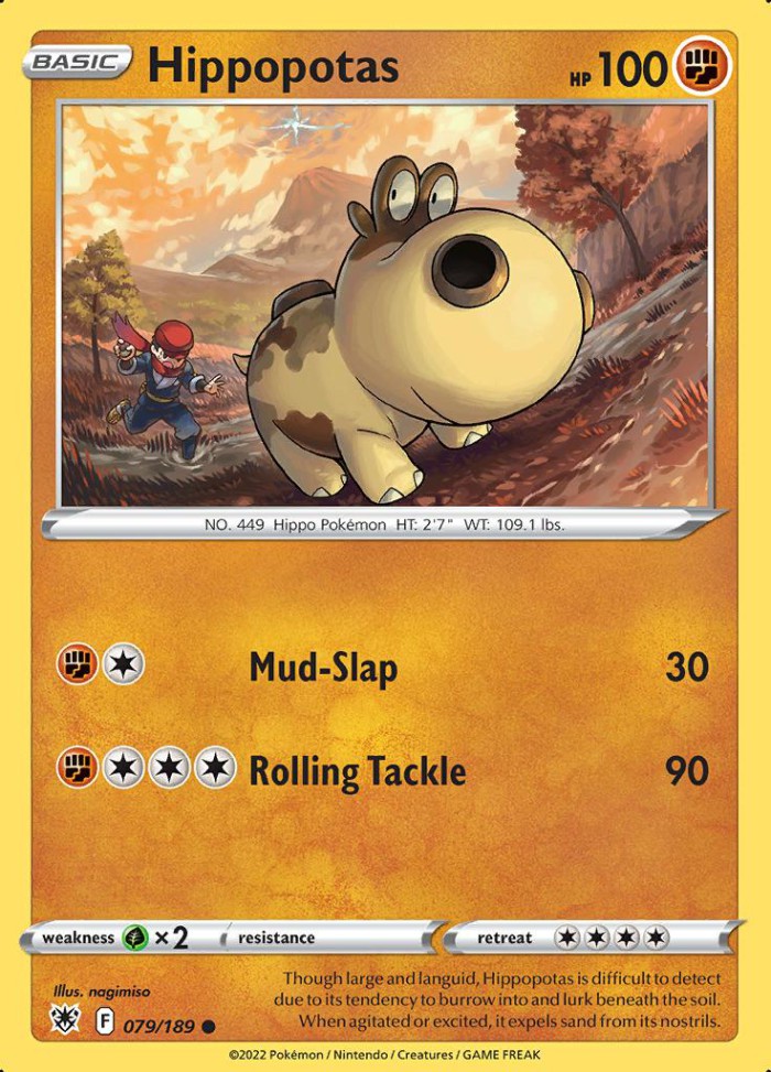 Carte Pokémon: Hippopotas [Hippopotas]