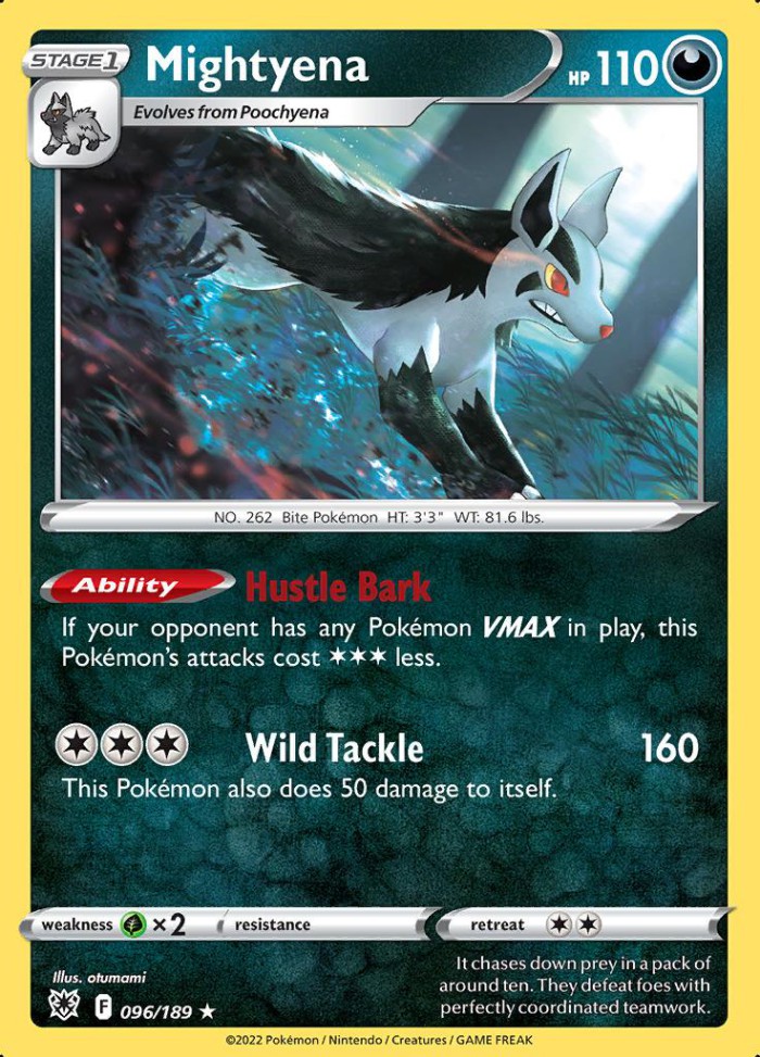 Carte Pokémon: Mightyena [Grahyèna]