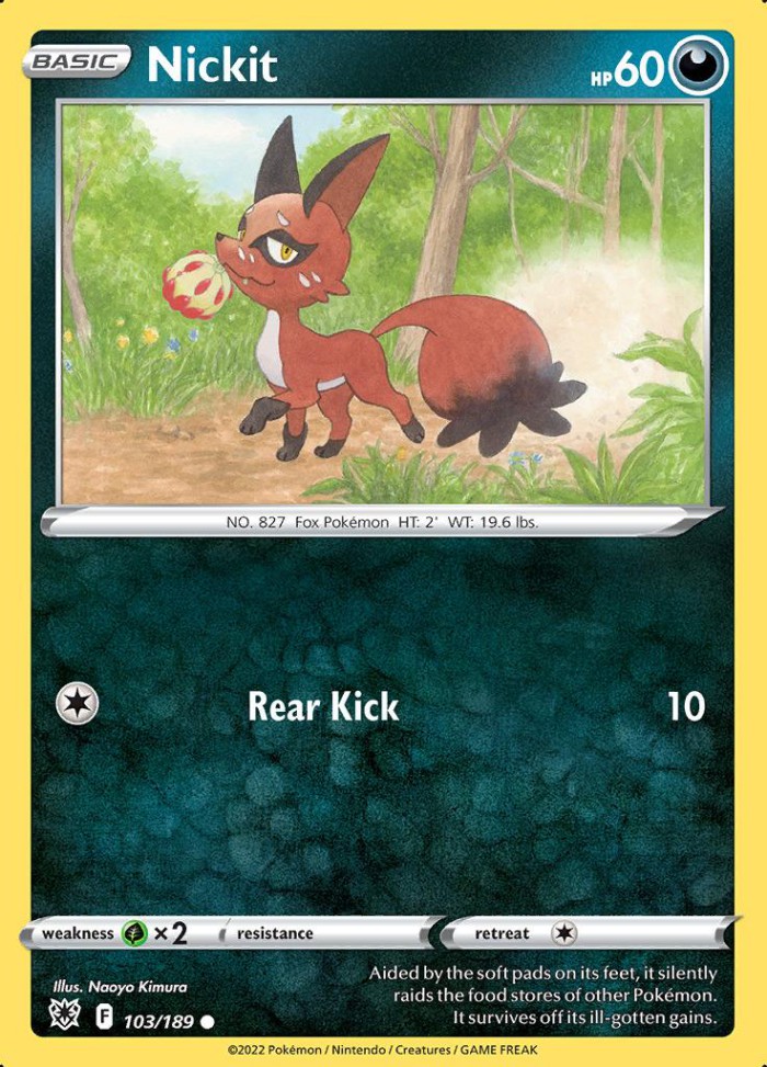 Carte Pokémon: Nickit [Goupilou]