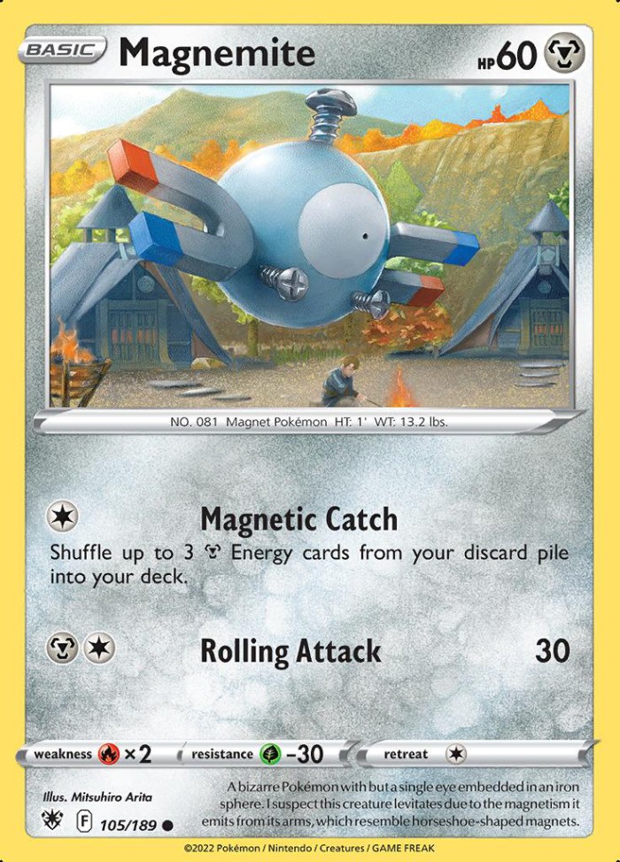 Carte Pokémon: Magnemite [Magnéti]