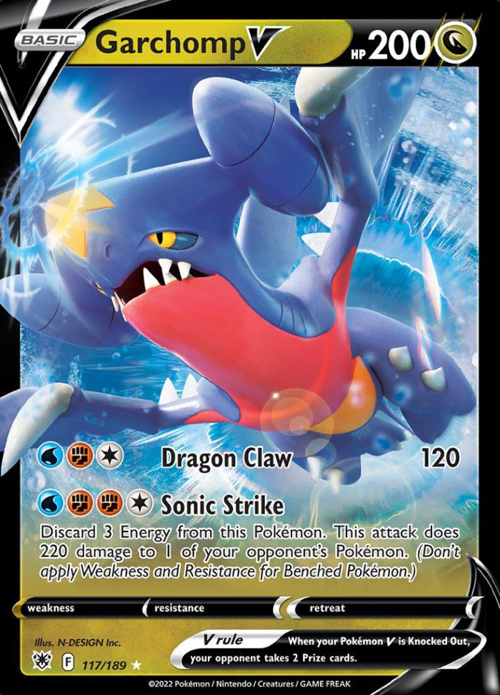 Carte Pokémon: Garchomp V [Carchacrok V]