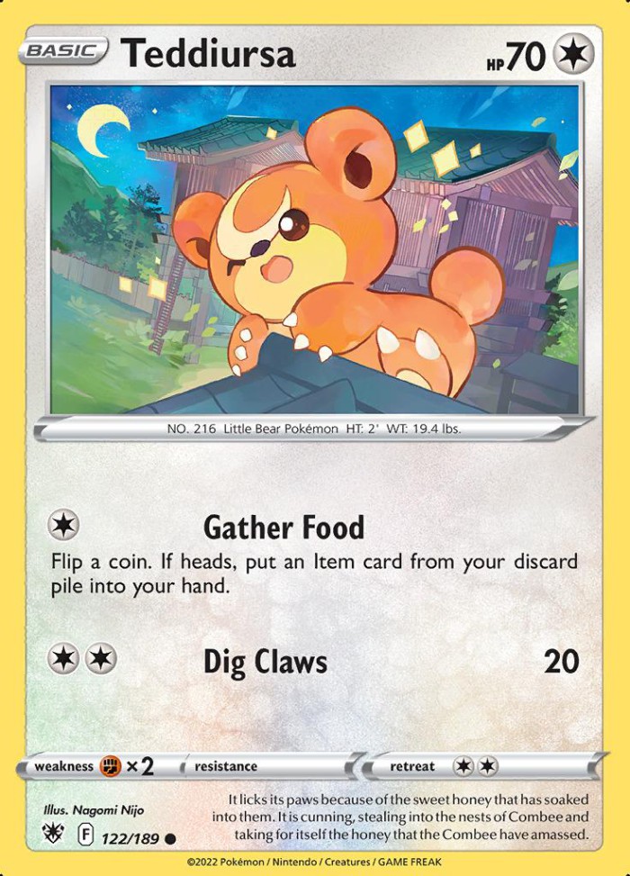 Carte Pokémon: Teddiursa [Teddiursa]