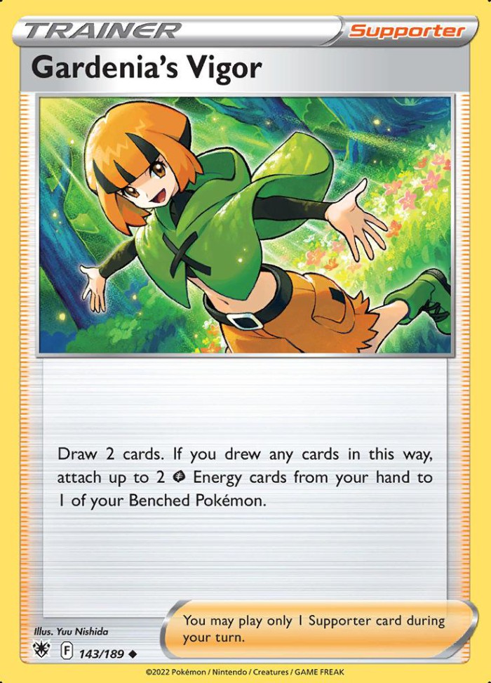 Carte Pokémon: Gardenia's Vigor [Vitalité de Flo]