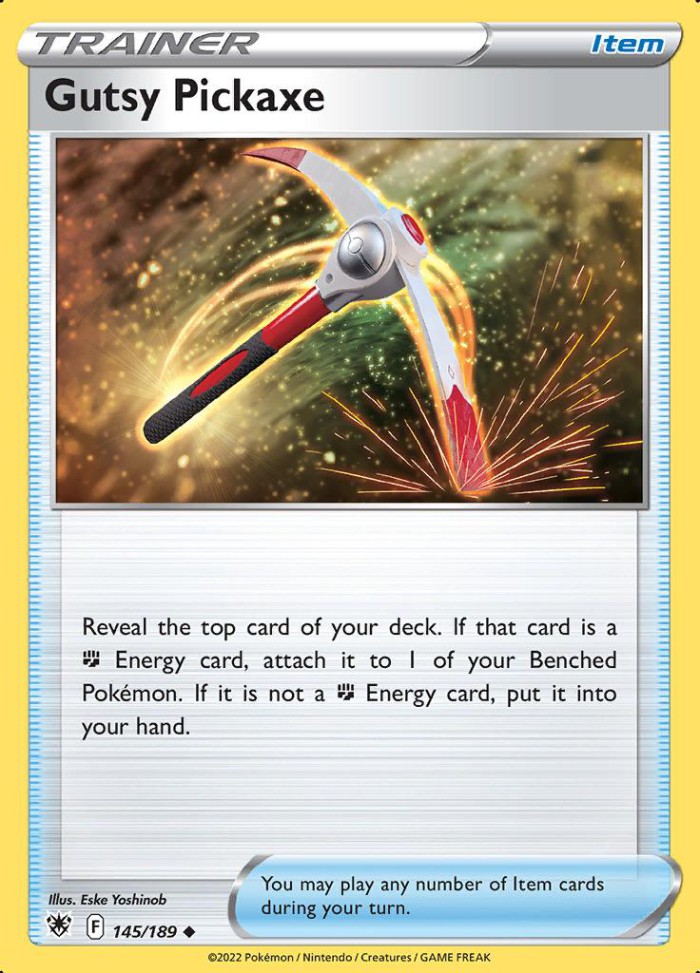 Carte Pokémon: Gutsy Pickaxe [Piolet Courageux]