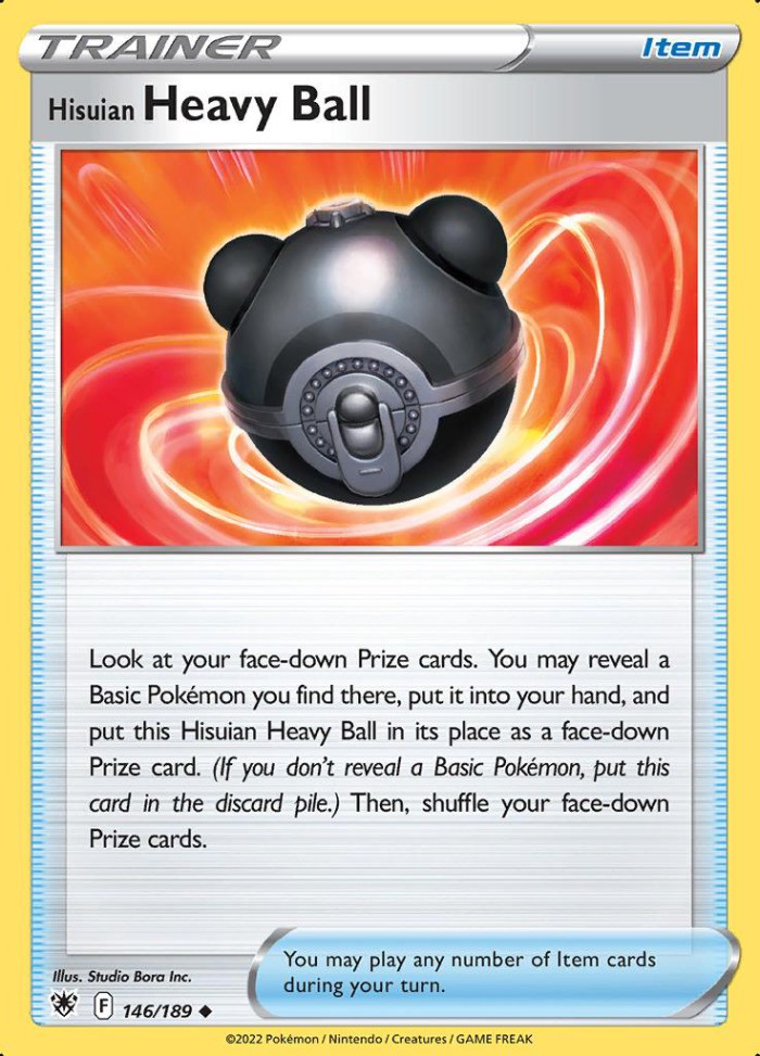 Carte Pokémon: Hisuian Heavy Ball [Masse Ball de Hisui]