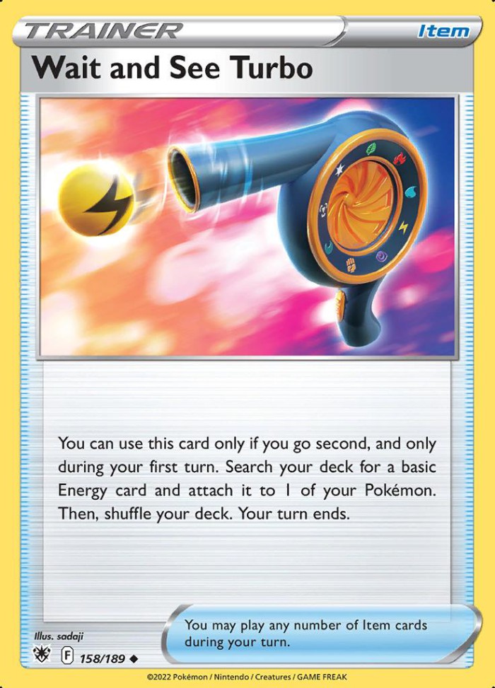 Carte Pokémon: Wait and See Turbo [Turbo Patience]