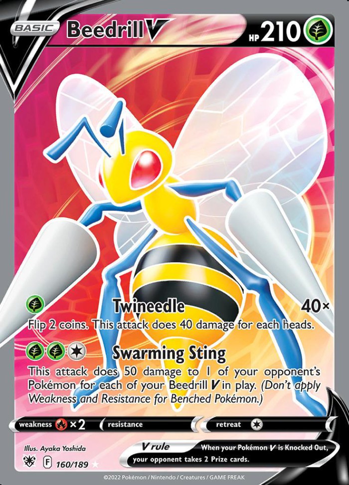 Carte Pokémon: Beedrill V [Dardagnan V]