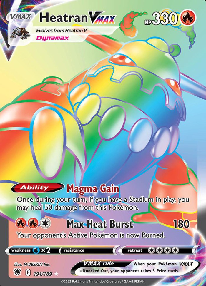 Carte Pokémon: Heatran VMAX [Heatran VMAX]