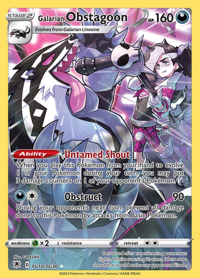 Carte Pokémon: Galarian Obstagoon [Ixon de Galar]