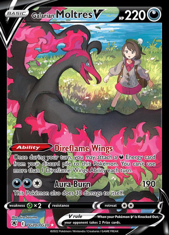 Carte Pokémon: Galarian Moltres V [Sulfura de Galar V]