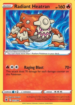 Carte Pokémon: Radiant Heatran