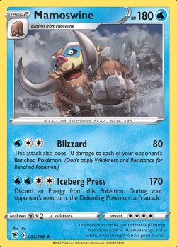 Carte Pokémon: Mamoswine