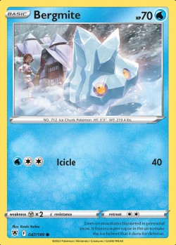 Carte Pokémon: Bergmite