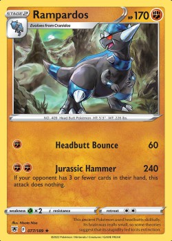 Carte Pokémon: Rampardos