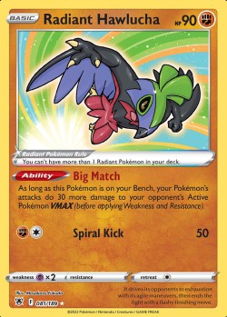 Carte Pokémon: Radiant Hawlucha