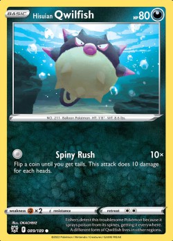 Carte Pokémon: Hisuian Qwilfish