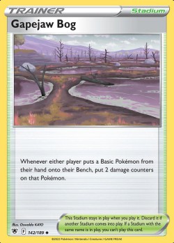 Carte Pokémon: Gapejaw Bog