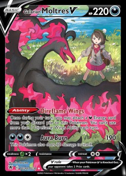 Carte Pokémon: Galarian Moltres V