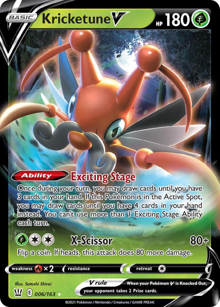 Carte Pokémon: Kricketune V [Mélokrik V]