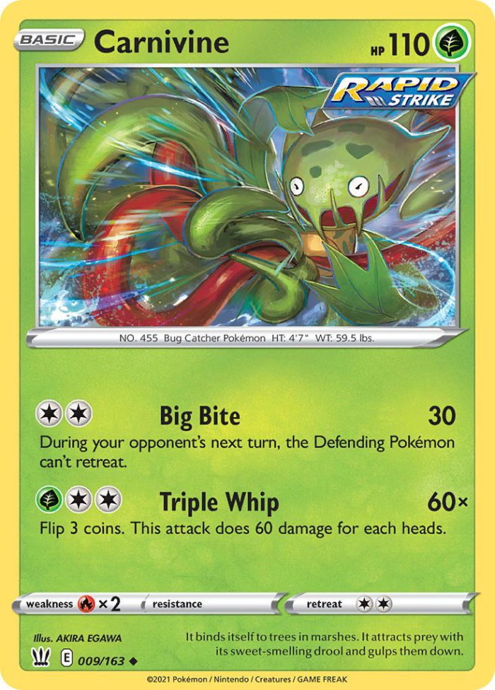 Carte Pokémon: Carnivine [Vortente]